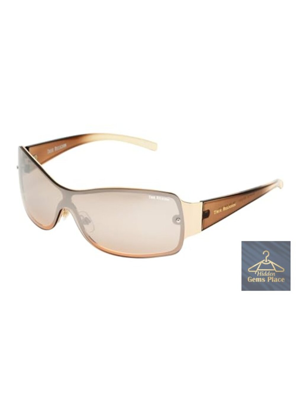 Women's Shield Sunglasses, Mirrored Lenses, Scratch Resistant, Recycled